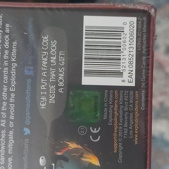 🎮 Exploding Kittens – Original Edition Card Game 🐱💥 - Picture 3 of 3